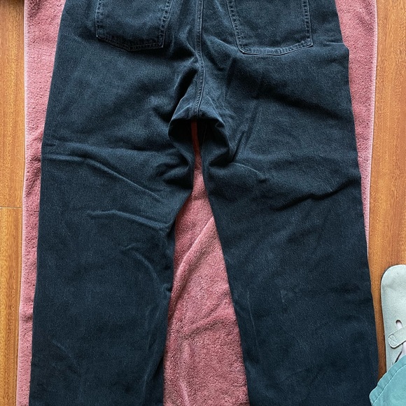 Old Navy Black and Gray Flare Wide Leg Jeans - Picture 4 of 4